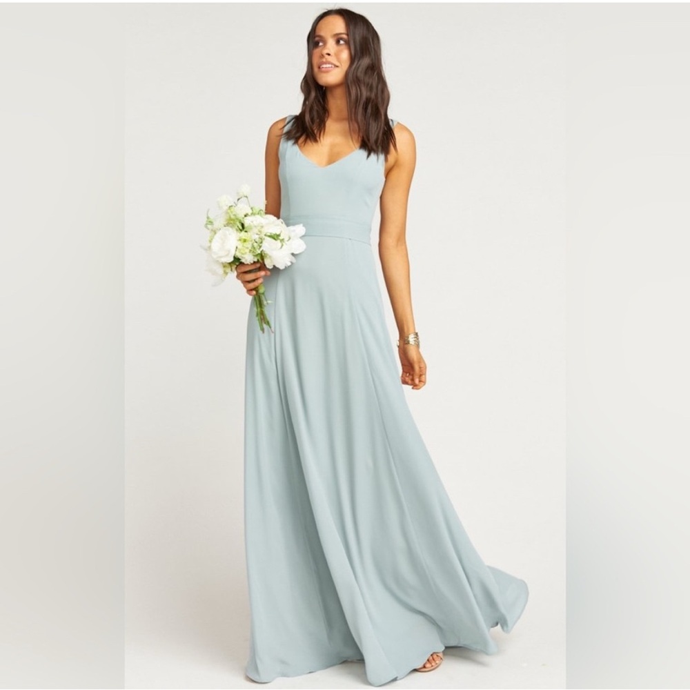 Show Me Your Mumu Jenn Chiffon A-Line Gown‎ Maxi Dress